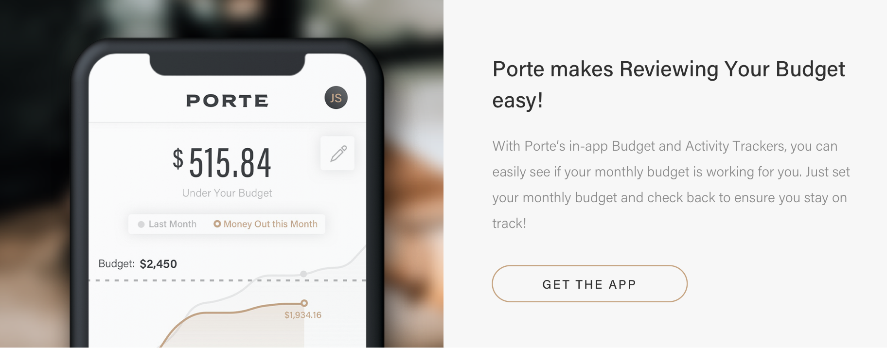 Porte Makes Reviewing Your Budget Easy